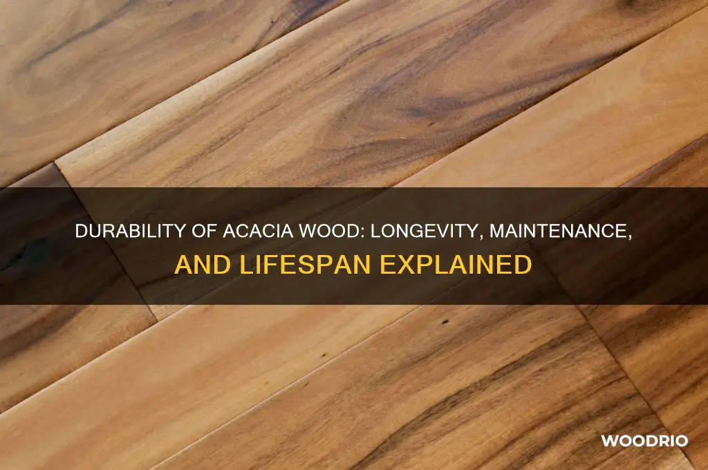 how long does acacia wood last