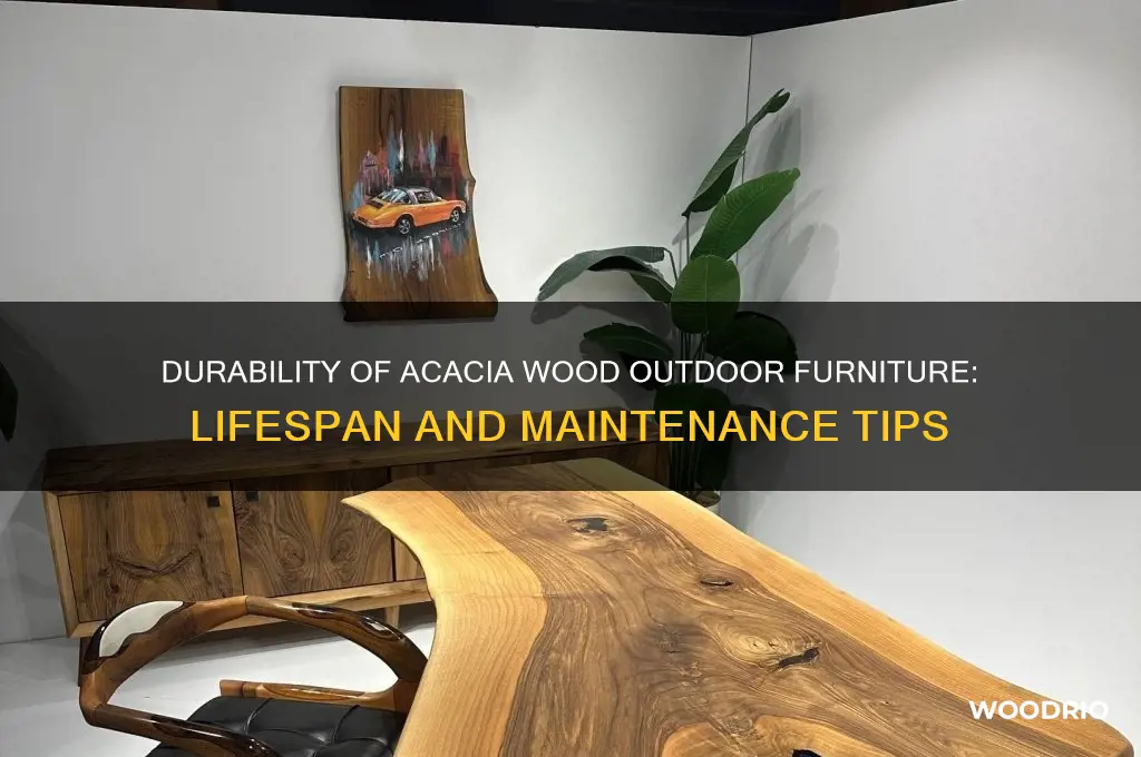how long does acacia wood outdoor furniture last