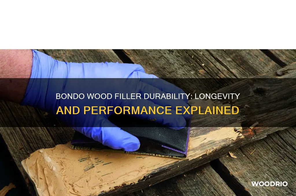 how long does bondo wood filler last