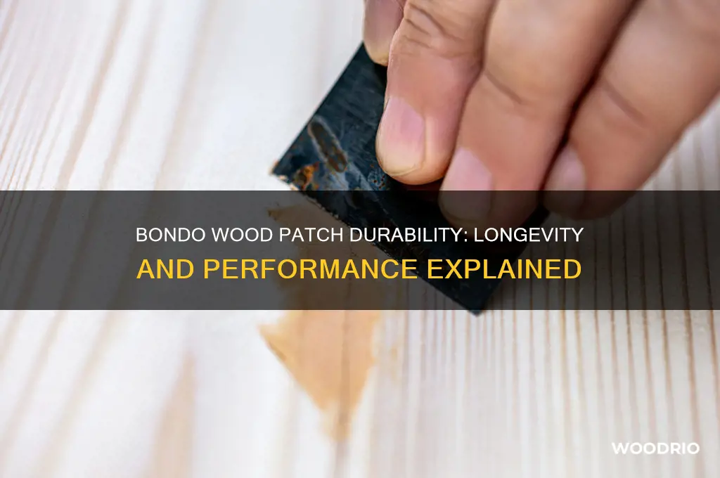 how long does bondo wood patch last