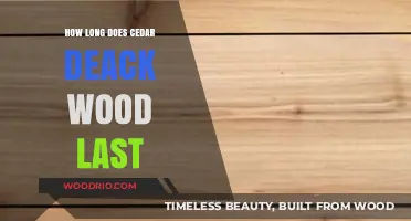 Cedar Deck Durability: How Long Does Cedar Wood Last?