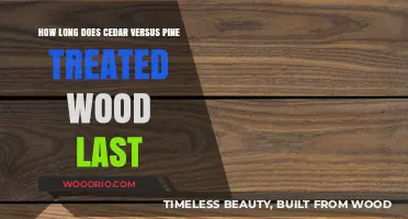 Cedar vs. Pine: Durability and Lifespan of Treated Wood Compared