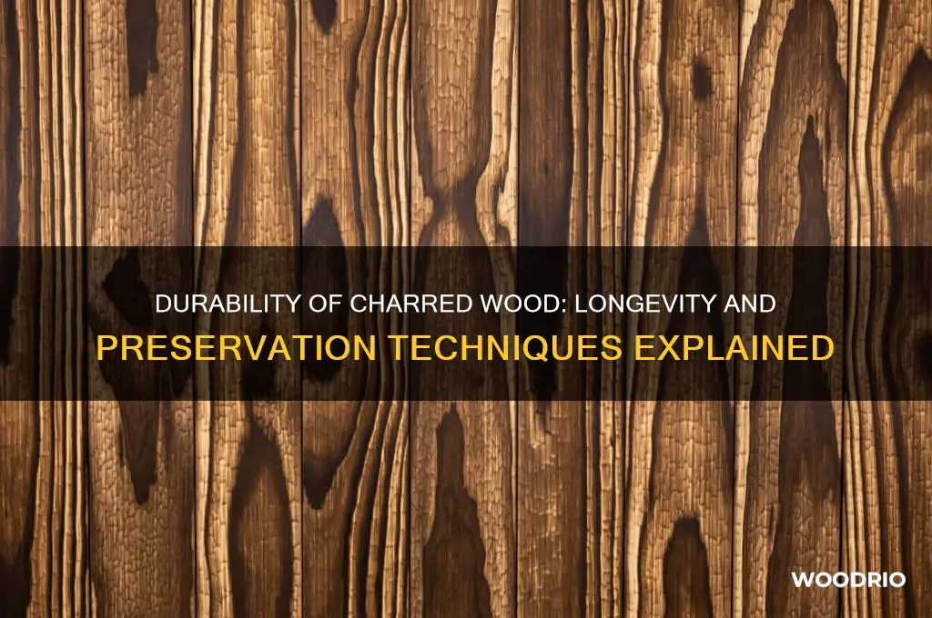 how long does charred wood last