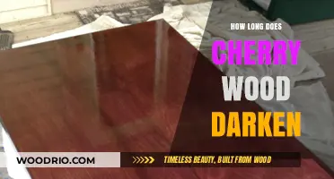 Cherry Wood Aging: How Long Until It Reaches Its Darkest Hue?