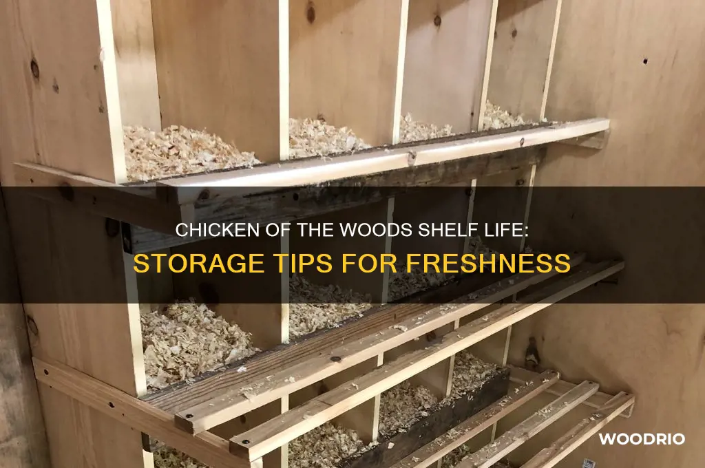 how long does chicken of the woods keep