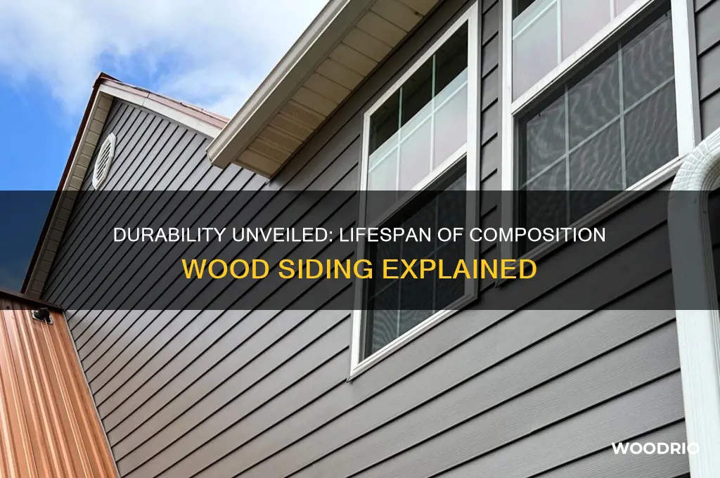 how long does composition wood siding last