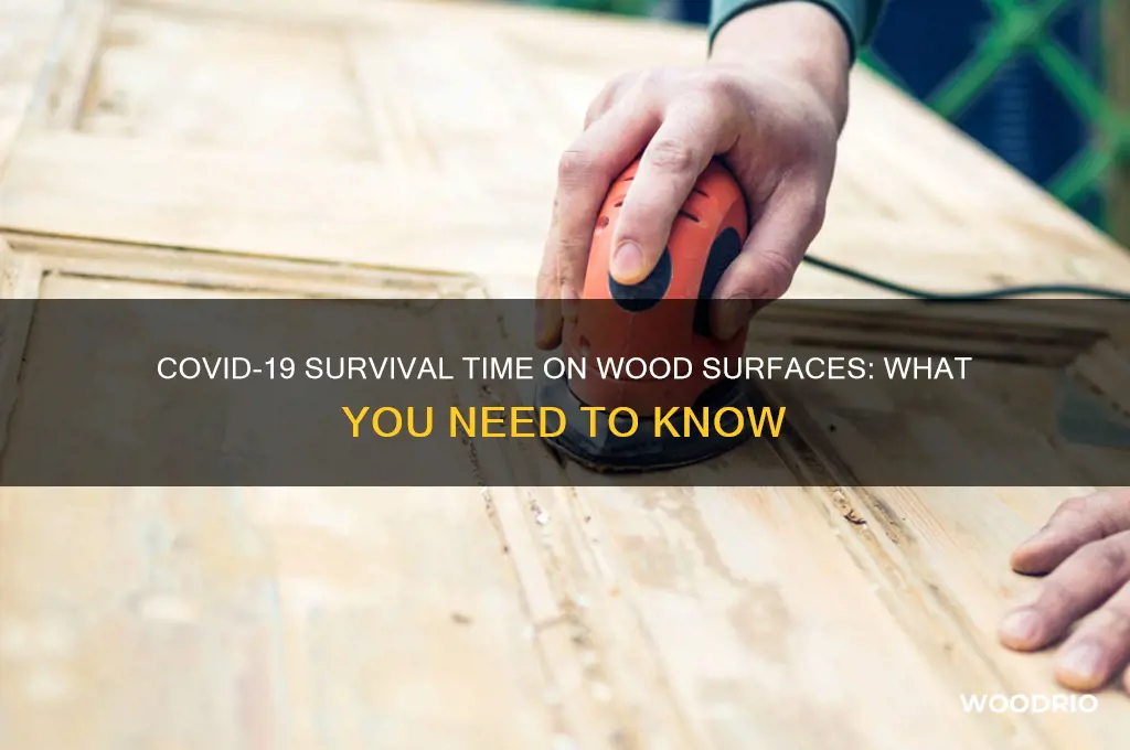 how long does covid 19 last on wood surfaces
