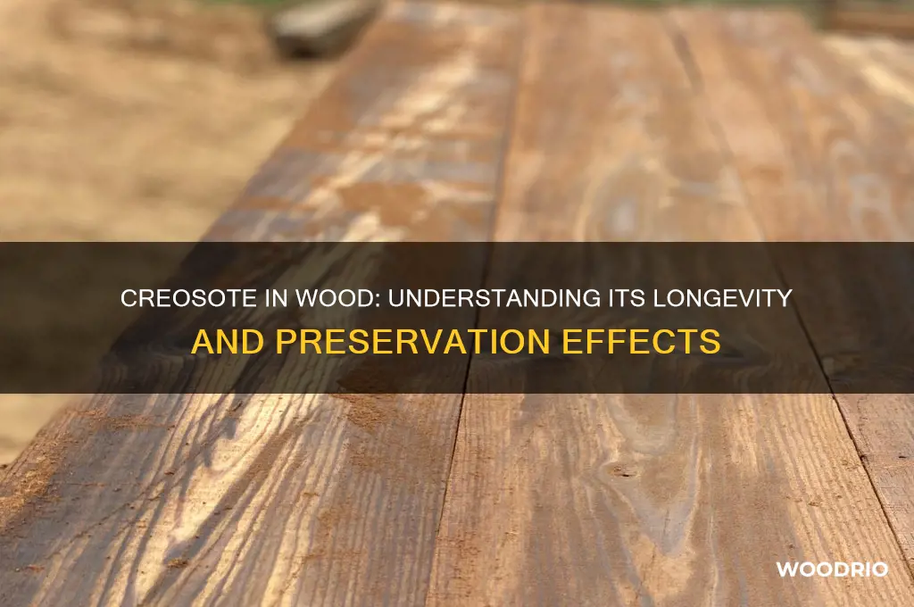 how long does creosote stay in wood