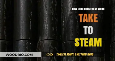 Steaming Ebony Wood: Understanding the Time Required for Perfect Results