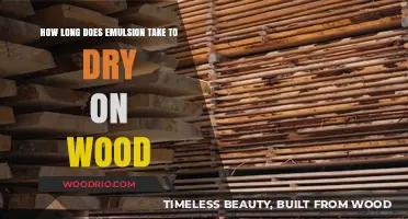 Emulsion Drying Time on Wood: Factors Affecting Cure Duration