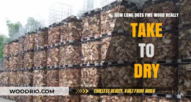 Firewood Drying Time: Uncovering the Truth Behind the Process
