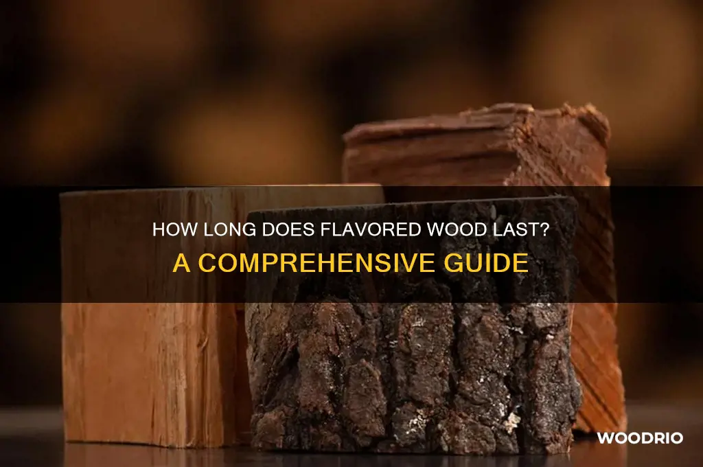how long does flavored wood last