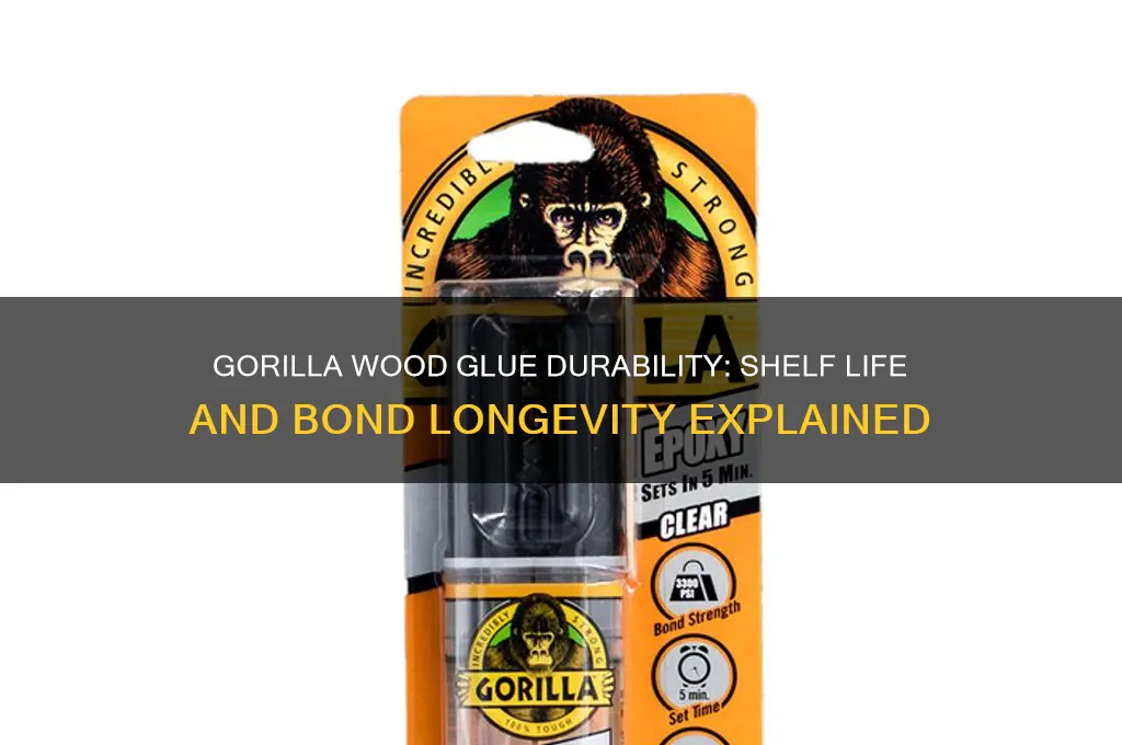 how long does gorilla wood glue last