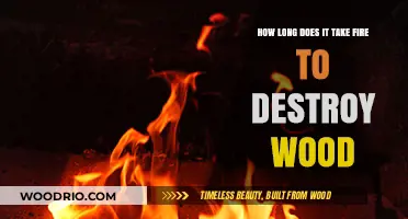 How Quickly Fire Destroys Wood: Understanding Combustion Rates
