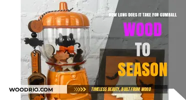 Seasoning Gumball Wood: Understanding the Timeframe for Optimal Results