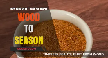 Maple Wood Seasoning Time: A Comprehensive Guide to Drying Duration