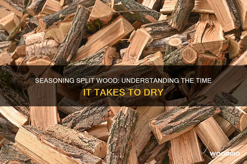 how long does it take for split wood to season
