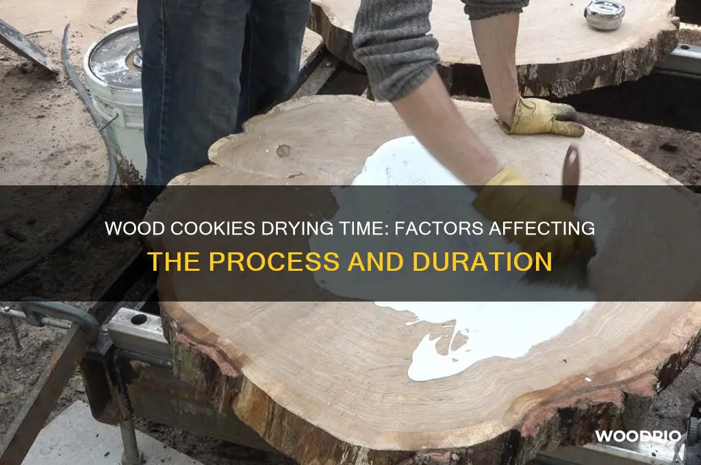 how long does it take for wood cookies to dry