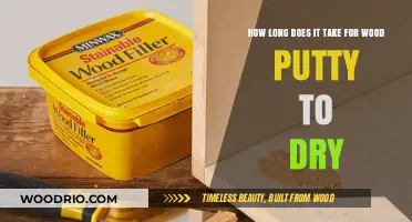 Wood Putty Drying Time: Factors Affecting Cure and Finish