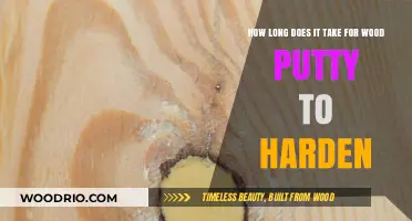 Wood Putty Hardening Time: Factors Affecting Drying and Curing Process