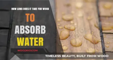 Wood's Water Absorption: Understanding the Timeframe and Factors Involved