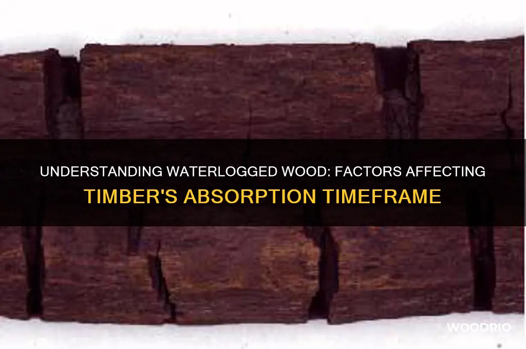 how long does it take for wood to become waterlogged