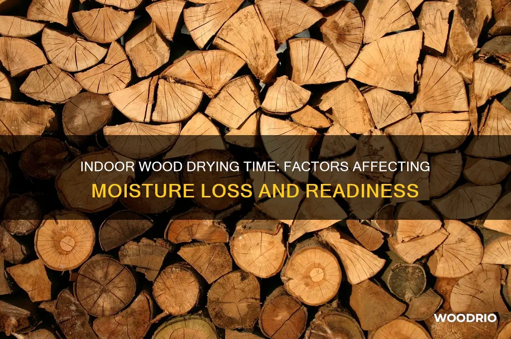 how long does it take for wood to dry indoors