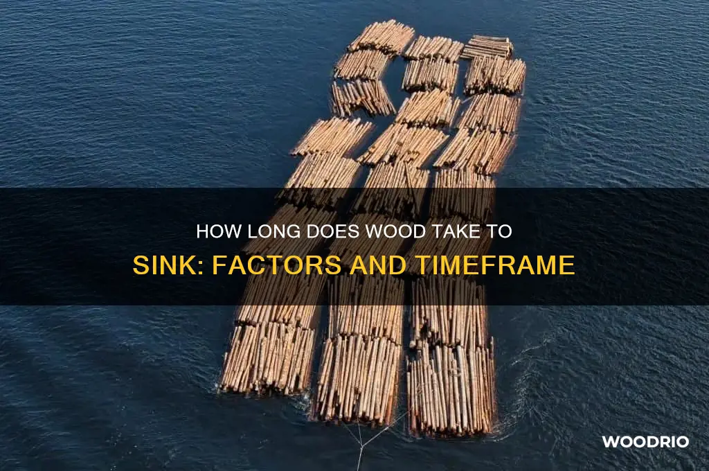 how long does it take for wood to sink