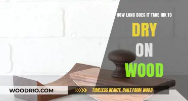 How Long Does Ink Take to Dry on Wood Surfaces?