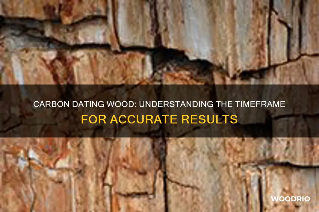 how long does it take to carbon date wood