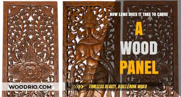 Mastering Wood Carving: Timeframe for Crafting a Stunning Wood Panel