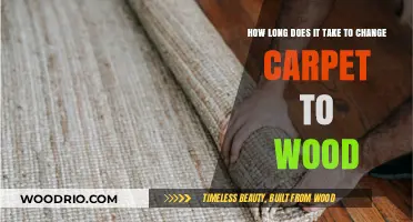 Transforming Floors: Timeframe for Replacing Carpet with Wood Flooring