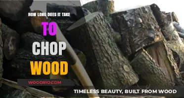 Chopping Wood: Time Estimates for Efficient Firewood Preparation