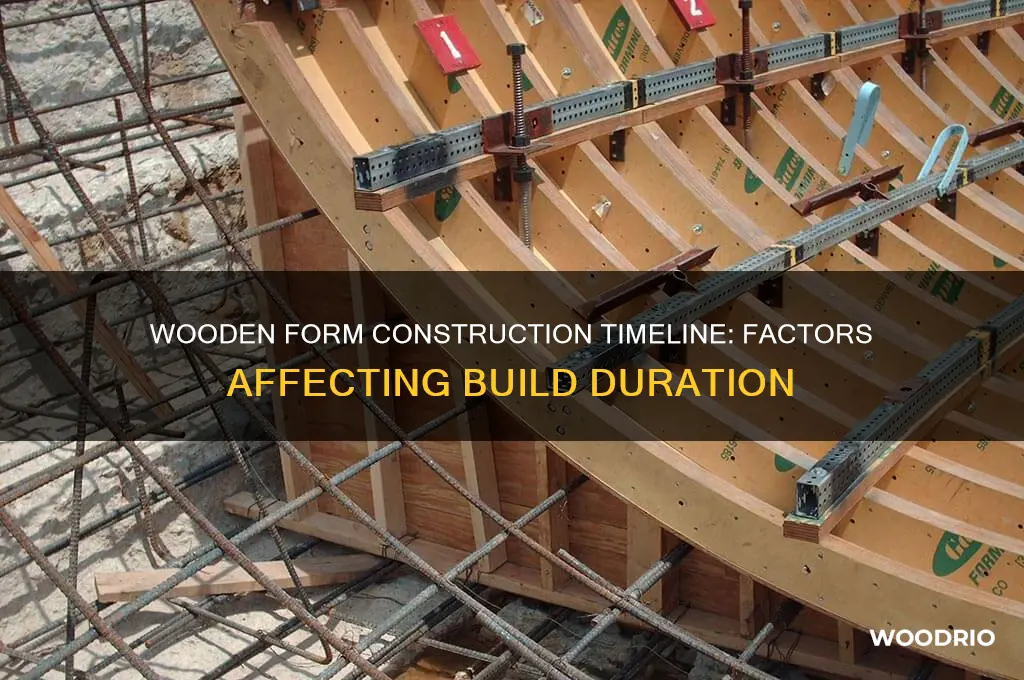 how long does it take to construct a wooden form