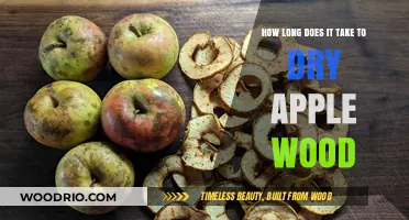 Drying Apple Wood: Understanding the Timeframe for Perfect Results