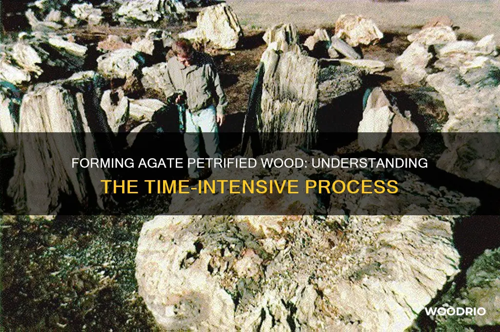 how long does it take to form agate petrified wood