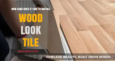 Wood Look Tile Installation: Timeframe and Tips for a Seamless Finish