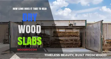 Kiln Drying Wood Slabs: Understanding the Optimal Timeframe for Perfect Results