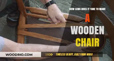 Crafting a Wooden Chair: Time Investment and Process Explained