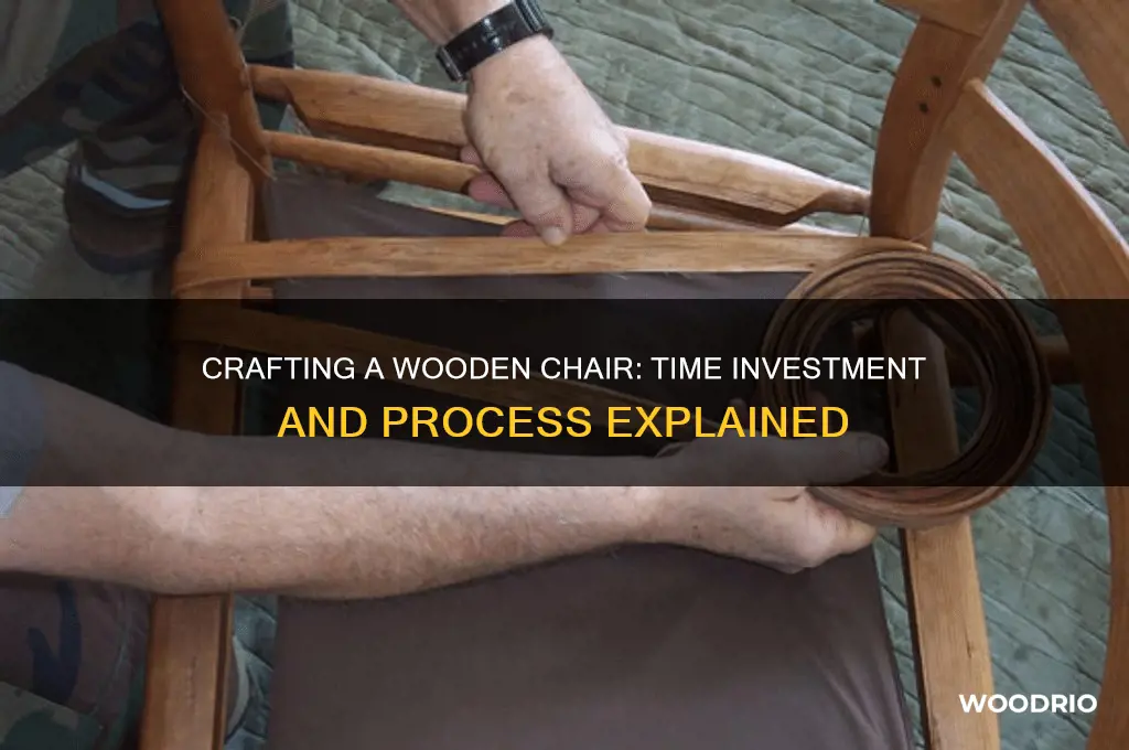 how long does it take to make a wooden chair
