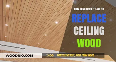 Ceiling Wood Replacement: Timeframe and Factors to Consider