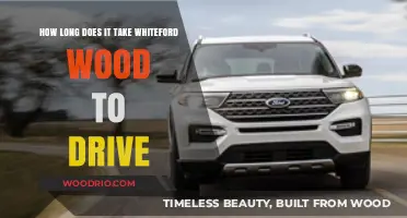 Whiteford Wood Drive Time: Factors Affecting Your Journey Duration