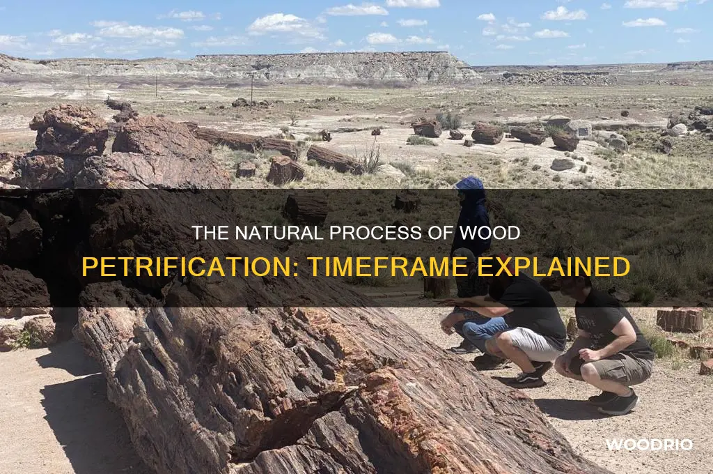 how long does it take wood to petrify in nature