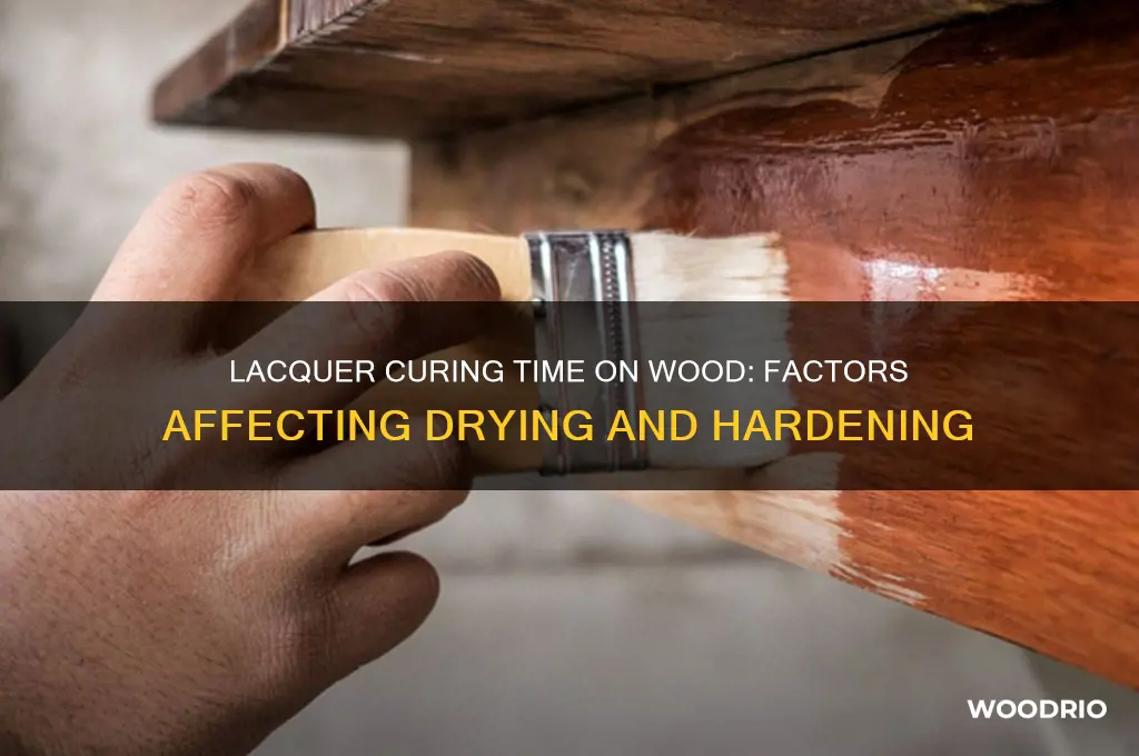 how long does lacquer take to cure on wood