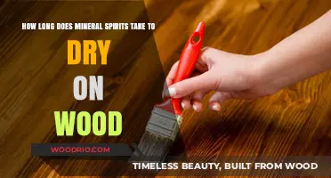 Mineral Spirits Drying Time on Wood: What to Expect