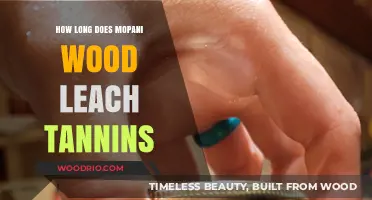 Understanding Mopani Wood Tannin Leach Time: A Comprehensive Guide
