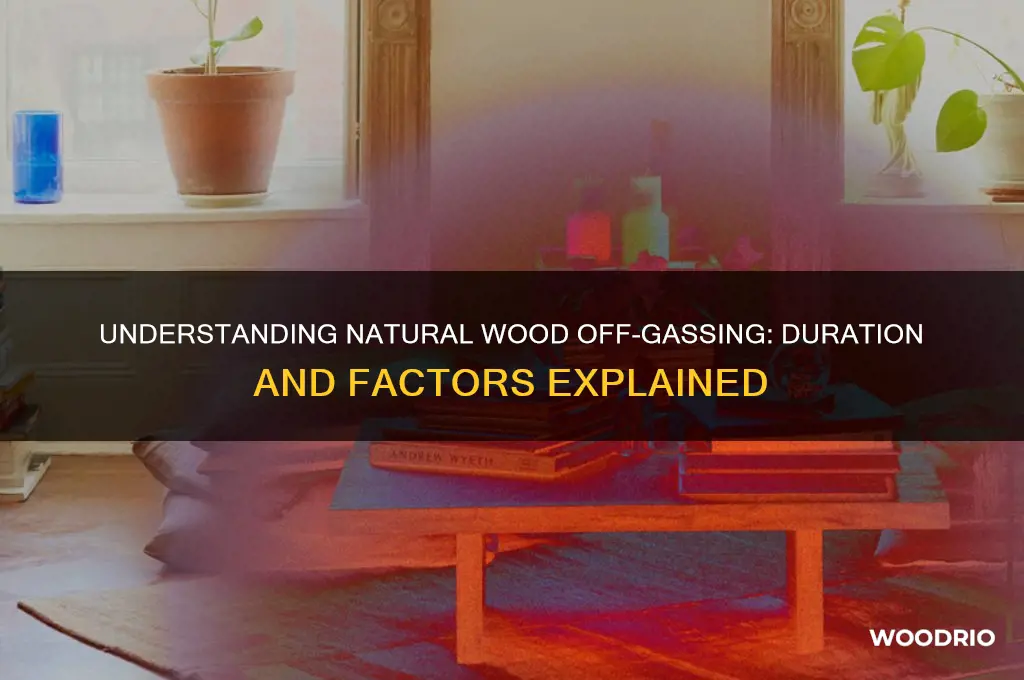 how long does natural wood off gas