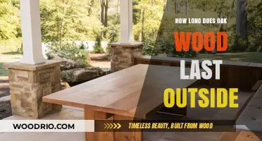 Durability of Oak Wood: Outdoor Lifespan and Preservation Tips