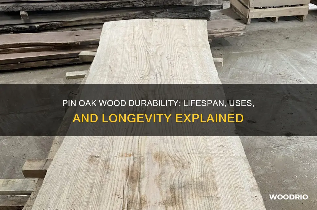 how long does pin oak wood last