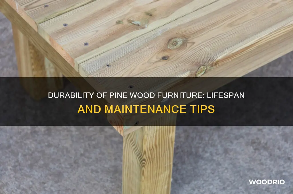 how long does pine wood furniture last